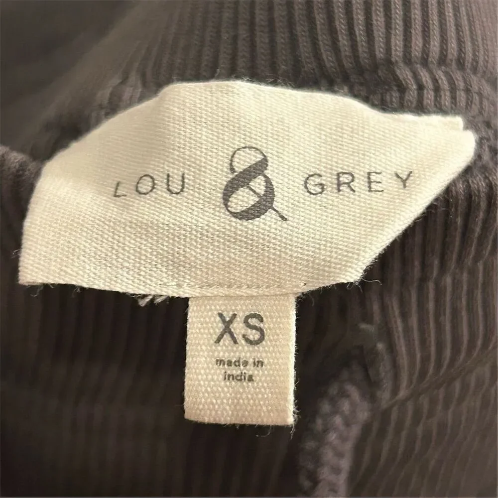 Lou & Grey Women's XS Gray Jogger‎ Pants Casual Tapered Leg